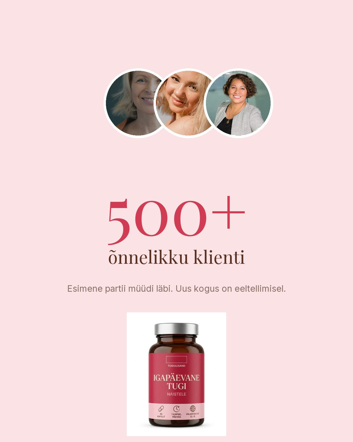 500+ õnnelikku klienti